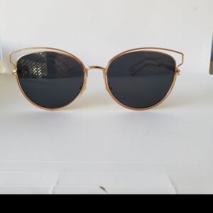 Forever 21 Rose Gold Sunglasses with Dark Lenses